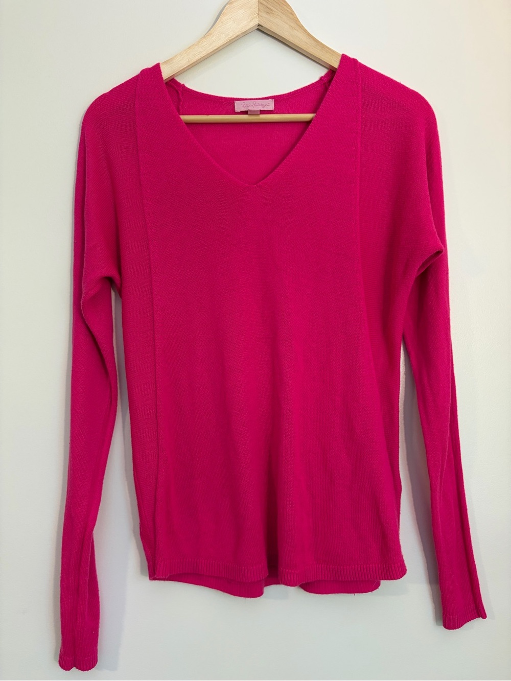 Lilly Pulitzer Stasia Sweater – Women’s XS – Berry Fizz Hot Pink
